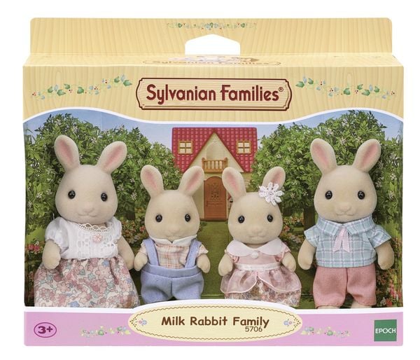 Produktbild: Sylvanian Families 5706 - Milchhasen Familie 4er Set