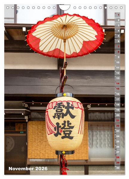 Produktbild: DER ZAUBER JAPANS Faszinierende Impressionen (Wandkalender 2026 DIN A4 hoch), CALVENDO Monatskalender