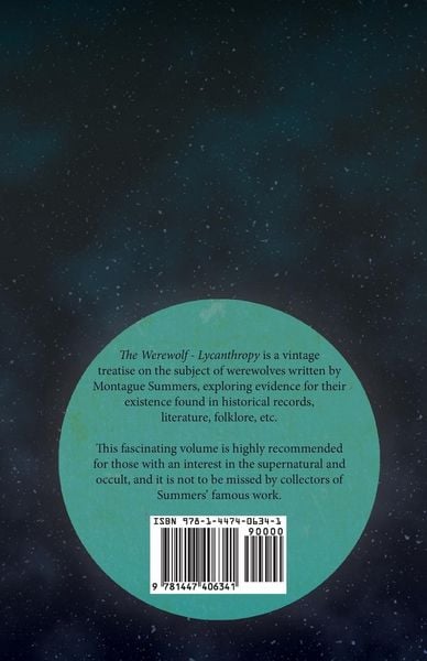 Produktbild: The Werewolf - Lycanthropy (Fantasy and Horror Classics)