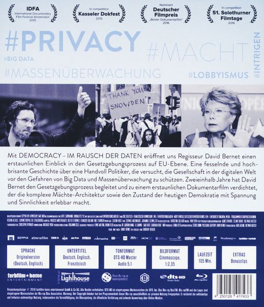Produktbild: Democracy - Im Rausch der Daten,1 Blu-ray