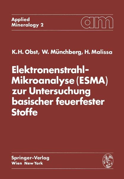 Produktbild: Elektronenstrahl-Mikroanalyse (ESMA) zur Untersuchung basischer feuerfester Stoffe
