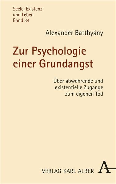 Produktbild: Zur Psychologie einer Grundangst