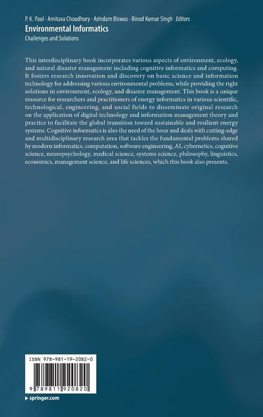 Produktbild: Environmental Informatics