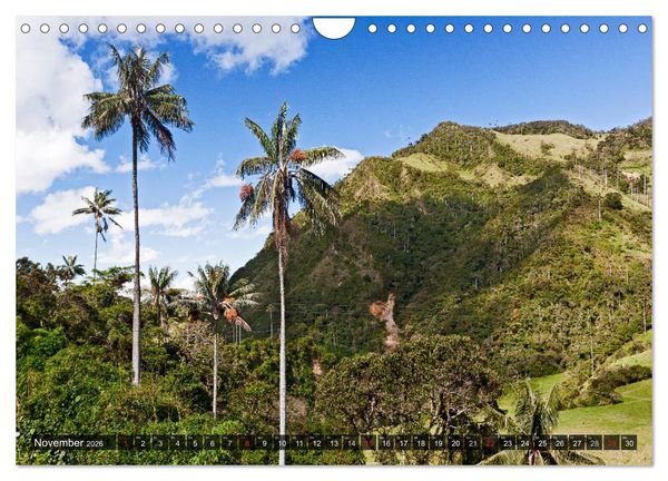 Produktbild: Kolumbien Impressionen (Wandkalender 2026 DIN A4 quer), CALVENDO Monatskalender