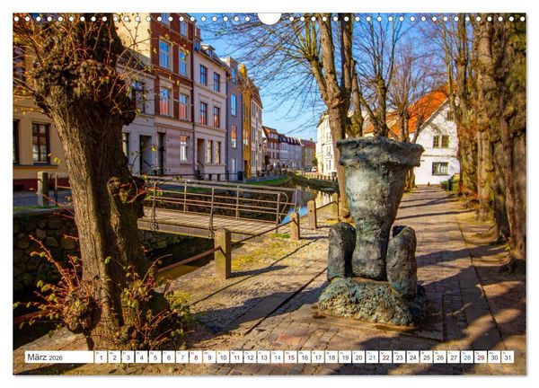 Produktbild: Wismar - Die Ostseeperle unter den deutschen Hansest&auml;dten (Wandkalender 2026 DIN A3 quer), CALVENDO Monatskalender