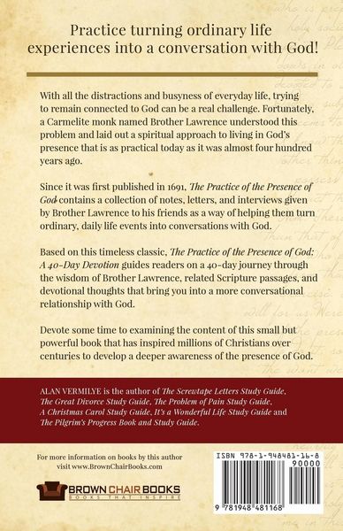 Produktbild: The Practice of the Presence of God