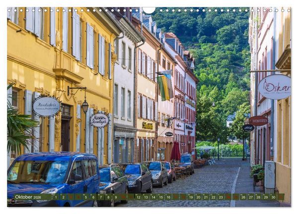 Produktbild: Heidelberger Neckarzauber (Wandkalender 2026 DIN A3 quer), CALVENDO Monatskalender