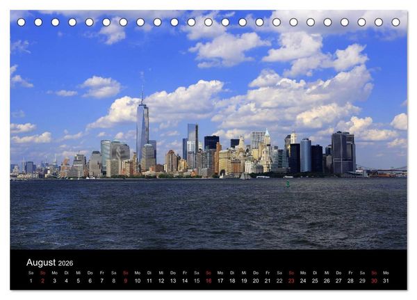 Produktbild: New York City (Tischkalender 2026 DIN A5 quer), CALVENDO Monatskalender