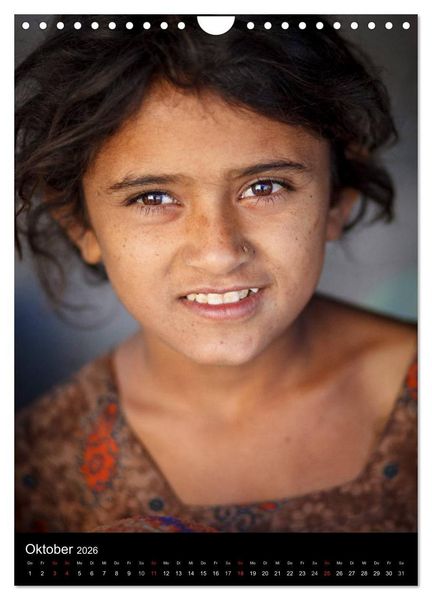 Produktbild: Portraits aus Indien (Wandkalender 2026 DIN A4 hoch), CALVENDO Monatskalender