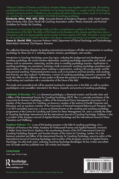 Produktbild: Introduction to Coaching Psychology