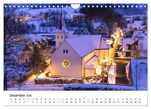 Produktbild: Westfeld-Ohlenbach - Wir feiern 50 Jahre Bundesgolddorf (Wandkalender 2026 DIN A4 quer), CALVENDO Monatskalender