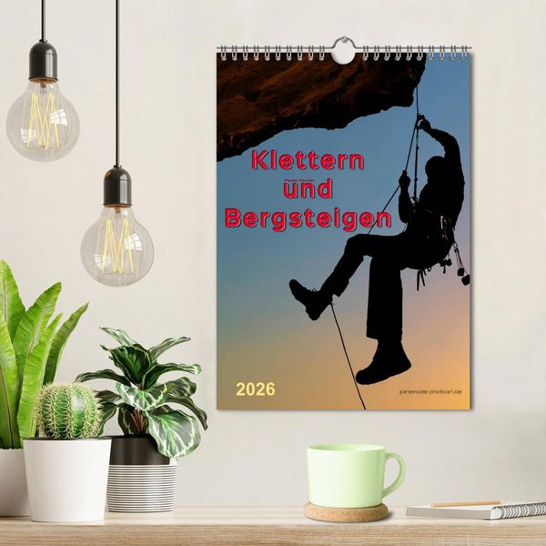 Produktbild: Klettern und Bergsteigen (Wandkalender 2026 DIN A4 hoch), CALVENDO Monatskalender