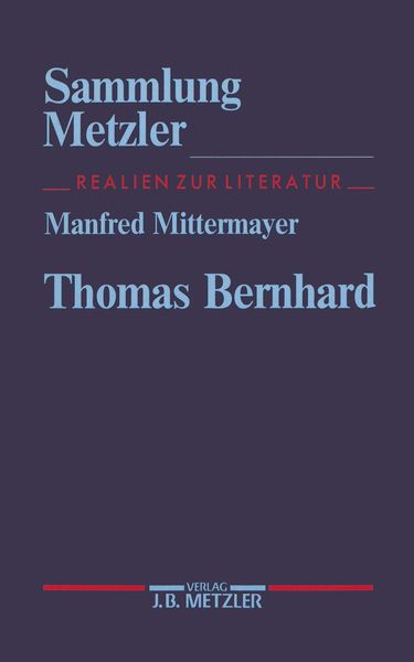 Produktbild: Thomas Bernhard