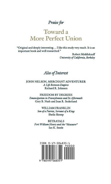 Produktbild: Toward a More Perfect Union