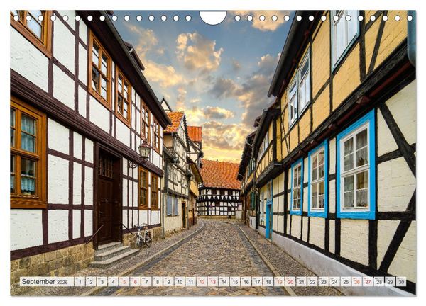 Produktbild: Quedlinburg Impressionen (Wandkalender 2026 DIN A4 quer), CALVENDO Monatskalender