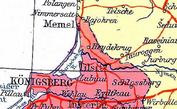 Produktbild: Historische Karte: EUROPA im April 1939 (gerollt)