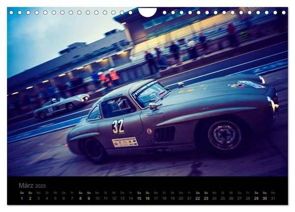 Produktbild: Mercedes Benz 300SL - Racing (Wandkalender 2025 DIN A4 quer), CALVENDO Monatskalender
