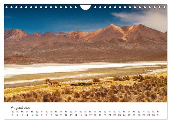 Produktbild: Geheimnisvolles Peru (Wandkalender 2026 DIN A4 quer), CALVENDO Monatskalender