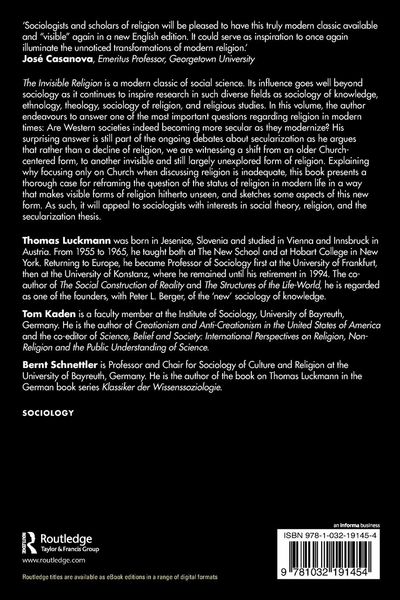 Produktbild: The Invisible Religion