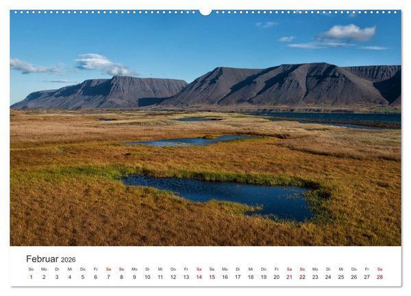 Produktbild: Landschaftstr&auml;ume in den Westfjorden (hochwertiger Premium Wandkalender 2026 DIN A2 quer), Kunstdruck in Hochglanz