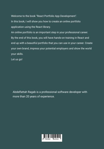 Produktbild: React Portfolio App Development