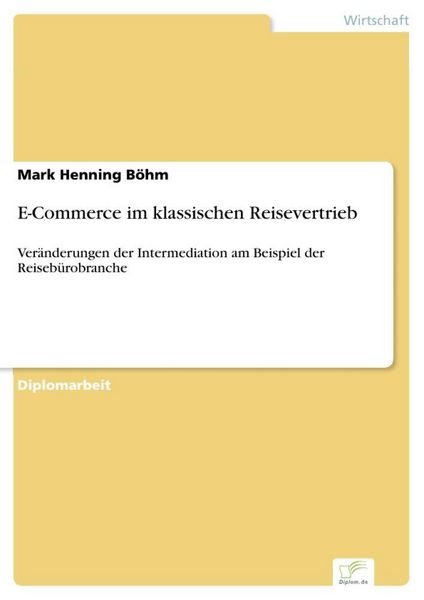 Produktbild: E-Commerce im klassischen Reisevertrieb