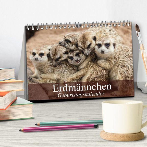 Produktbild: Erdm&auml;nnchen (Tischkalender 2026 DIN A5 quer), CALVENDO Monatskalender