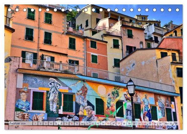 Produktbild: SCHMUCKST&Uuml;CKE der CINQUE TERRE (Tischkalender 2026 DIN A5 quer), CALVENDO Monatskalender
