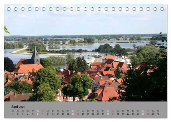 Produktbild: Hitzacker - Impressionen zwischen Elbe und Jeetzel (Tischkalender 2026 DIN A5 quer), CALVENDO Monatskalender