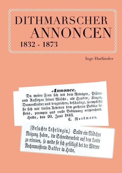 Produktbild: Dithmarscher Annoncen 1832 - 1873
