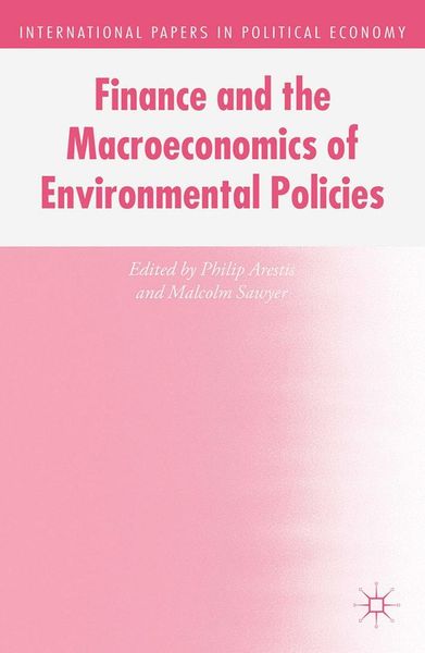 Produktbild: Finance and the Macroeconomics of Environmental Policies