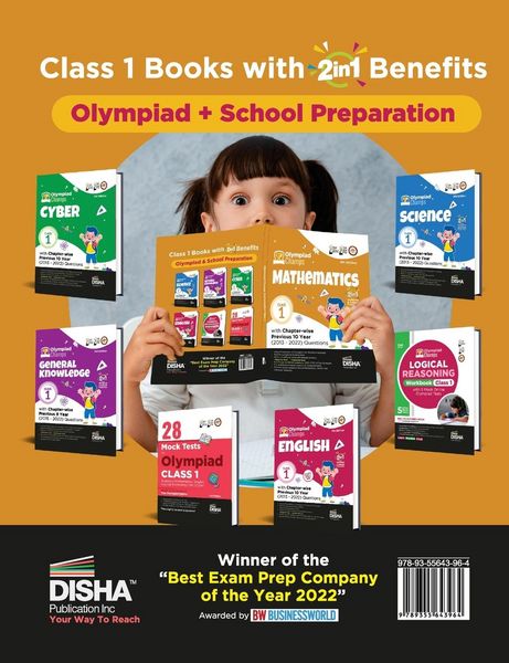 Produktbild: Olympiad Champs Mathematics Class 1 with Chapter-wise Previous 10 Year (2013 - 2022) Questions 4th Edition | Complete Prep Guide with Theory, PYQs, Past & Practice Exercise |