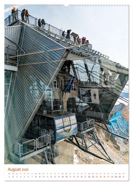 Produktbild: Gl&uuml;cksgef&uuml;hle auf dem Berg - Highlight Zugspitze (hochwertiger Premium Wandkalender 2026 DIN A2 hoch), Kunstdruck in Hochglanz