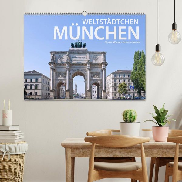 Produktbild: Weltst&auml;dtchen M&uuml;nchen (Wandkalender 2026 DIN A2 quer), CALVENDO Monatskalender