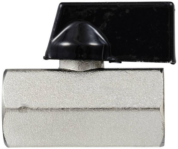 Produktbild: TRU COMPONENTS TC-304SM-FF1/4G TC-12770392 Standard-Kugelhahn Innengewinde: G1/4" 16 bar (max) 1 St.
