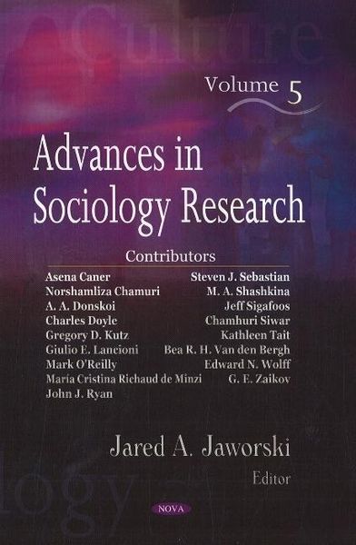 Produktbild: Advances in Sociology Research