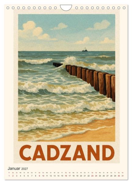 Produktbild: Charmante Holland-Ansichten (Wandkalender 2027 DIN A4 hoch), CALVENDO Monatskalender