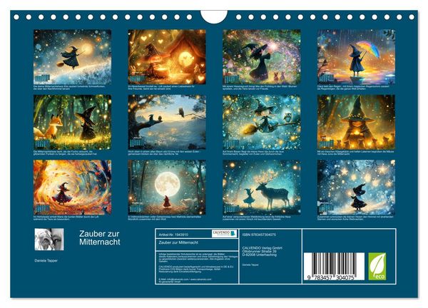 Produktbild: Zauber zur Mitternacht (Wandkalender 2026 DIN A4 quer), CALVENDO Monatskalender