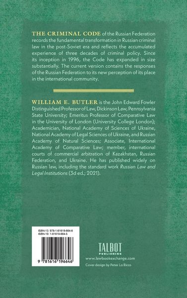 Produktbild: Criminal Code of the Russian Federation