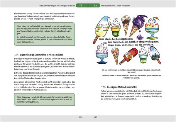 Produktbild: Kreative Ausmaltechniken - Malb&uuml;cher zum Leben erwecken!