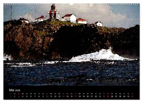 Produktbild: Neufundland entdecken (hochwertiger Premium Wandkalender 2026 DIN A2 quer), Kunstdruck in Hochglanz