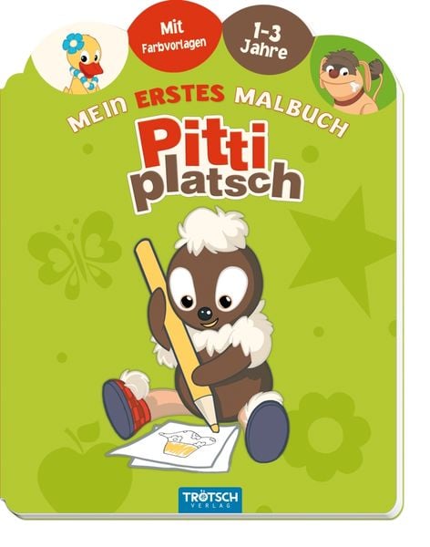 Produktbild: Tr&ouml;tsch Mein erstes Malbuch Pittiplatsch