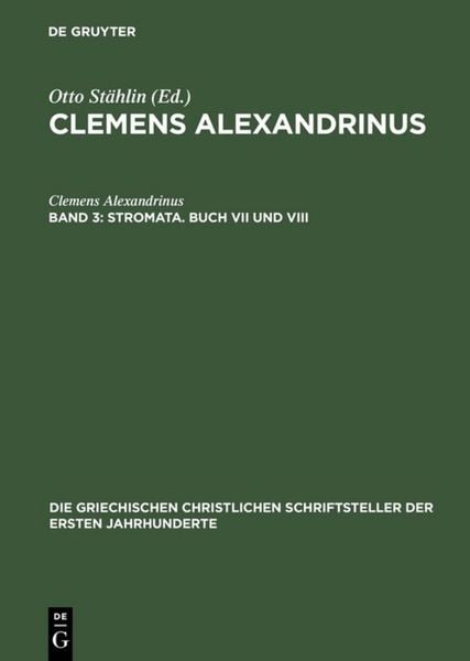Produktbild: Stromata. Buch VII und VIII