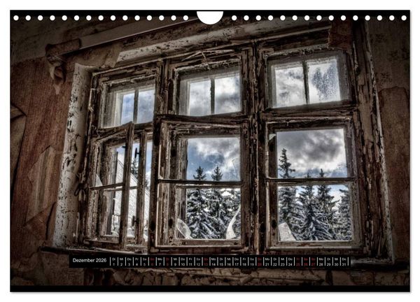 Produktbild: Lost Places, Vergessene Orte / AT-Version (Wandkalender 2026 DIN A4 quer), CALVENDO Monatskalender