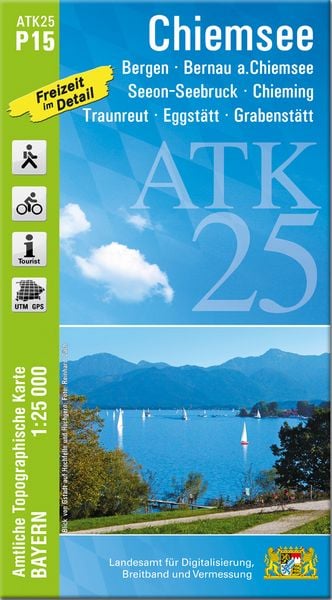 Produktbild: ATK25-P15 Chiemsee (Amtliche Topographische Karte 1:25000)