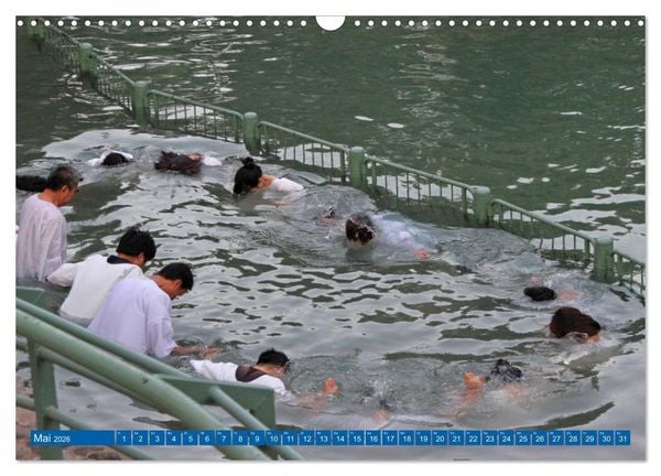 Produktbild: See Genezareth und Jordan-Fluss. Orte der Bibel (Wandkalender 2026 DIN A3 quer), CALVENDO Monatskalender