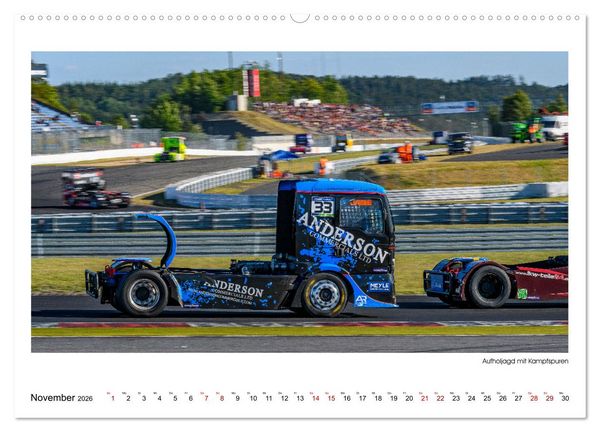 Produktbild: TRUCK RACING - Motorsport in XXL (Wandkalender 2026 DIN A2 quer), CALVENDO Monatskalender
