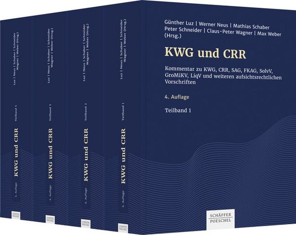 Produktbild: KWG und CRR (4-b&auml;ndige Gesamtausgabe)