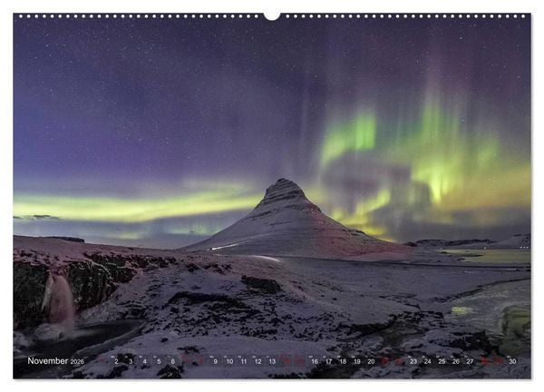 Produktbild: Aurora Borealis - Lichter des Nordens (hochwertiger Premium Wandkalender 2026 DIN A2 quer), Kunstdruck in Hochglanz