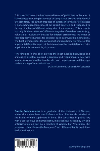 Produktbild: Statelessness in Public Law